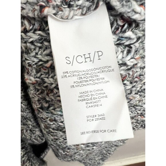 CAbi embrace long lined chunky knit cardigan size small Oversized Rainbow Pocket - Picture 8 of 10